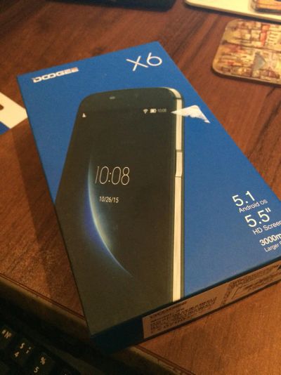 Лот: 6964739. Фото: 1. Doogee X6 новый, белый. экран... Смартфоны
