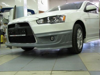 Лот: 15674136. Фото: 1. Mitsubishi Lancer X Средняя вставка... Детали тюнинга