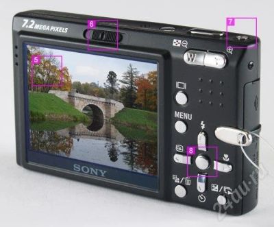 Лот: 246534. Фото: 1. Цифровой фотоаппарат Sony Cyber-shot... Цифровые компактные