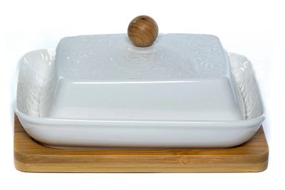 Лот: 23655351. Фото: 1. Маслёнка на подставке Hoff Роза. Кухонные аксессуары