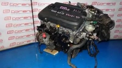 Лот: 15089242. Фото: 1. Двигатель NISSAN QG15DE на SUNNY. Двигатель и элементы двигателя
