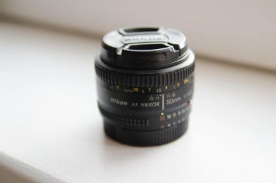 Лот: 8060496. Фото: 1. Объектив Nikon AF 50mm F1.8 D... Объективы