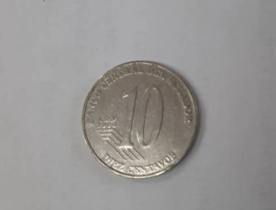 Лот: 25314148. Фото: 1. Монета Эквадор 10 сентаво 2000г. Америка