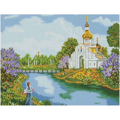 Лот: 25013385. Фото: 1. Алмазная мозаика ТРИ СОВЫ "В родных... Мозаика, фреска