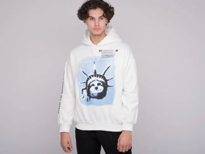 Лот: 16826766. Фото: 1. Худи OFF-WHITE (19644). Свитеры, толстовки, худи