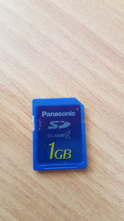 Лот: 14616306. Фото: 1. Флеш-карта SD Panasonic 1 GB Class... USB-флеш карты