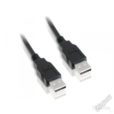 Лот: 5833611. Фото: 1. Кабель USB 2.0 AmAm (папа-папа... Шлейфы, кабели, переходники