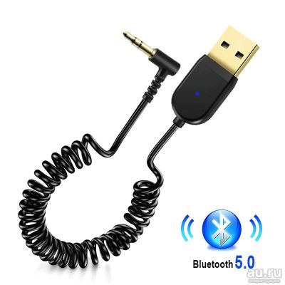 Лот: 16448480. Фото: 1. Bluetooth AUX адаптер в машину. Аксессуары для автозвука