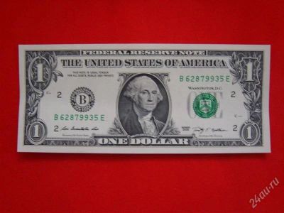 Лот: 1471825. Фото: 1. Купюра 1 $ доллар США на удачу... Сувенирные мелочи