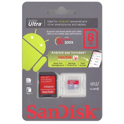 Лот: 4917917. Фото: 1. Карта памяти Micro SDHC SanDisk... Карты памяти