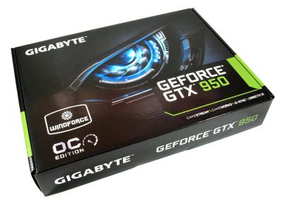 Лот: 9675309. Фото: 1. Gigabyte GeForce GTX950 Windforce... Видеокарты