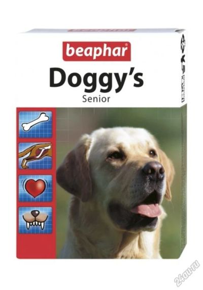 Лот: 5685137. Фото: 1. Лакомство Beaphar Doggy’s Senior... Косметика для животных