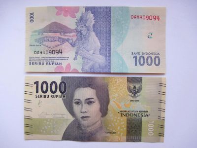 Лот: 9877422. Фото: 1. Индонезия 1000 рупий 2016 без... Азия