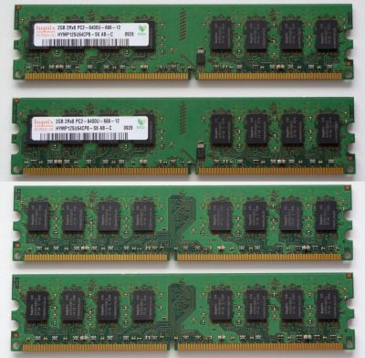 Лот: 11314854. Фото: 1. 8Gb (2Gb x 4) Hynix DDR2 800 Mhz... Оперативная память