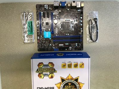 Лот: 11604391. Фото: 1. Материнская плата MSI B85M-G43... Материнские платы