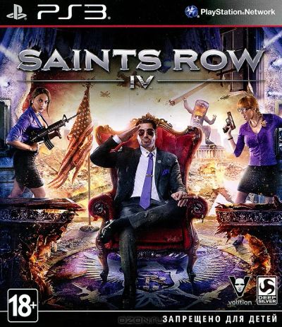 Лот: 3228853. Фото: 1. Saints Row IV (PS3). Игры для консолей