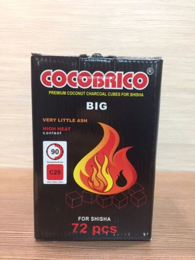 Лот: 10372553. Фото: 1. Кокосовый уголь Cocobrico BIG. Аксессуары и запчасти для кальянов