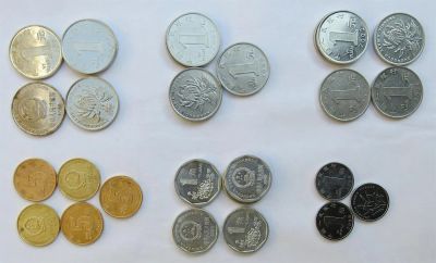 Лот: 3949917. Фото: 1. Современные монеты Китая 1 джао... Азия