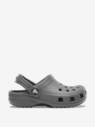 Лот: 25437698. Фото: 1. Сабо детские Crocs Classic, Серый. Шлепанцы, сланцы