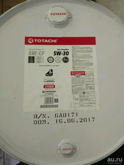 Лот: 10206991. Фото: 1. Масло моторное Totachi Eco Gasoline... Масла, жидкости