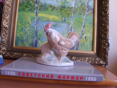 Лот: 4808727. Фото: 1. петух карандашница. Фарфор, керамика