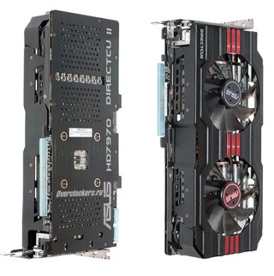 Лот: 5444827. Фото: 1. Asus Radeon HD7970 DCII TOP 3Gb... Видеокарты