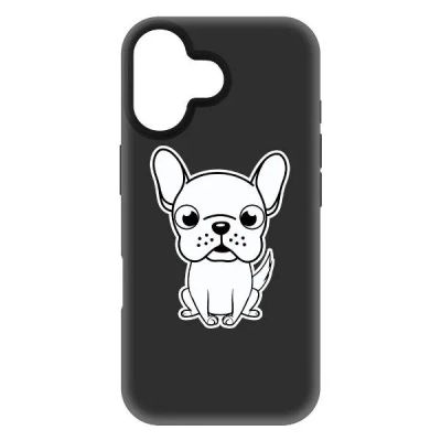 Лот: 25543880. Фото: 1. Чехол Krutoff Soft Case "Черно-белый... Чехлы, бамперы