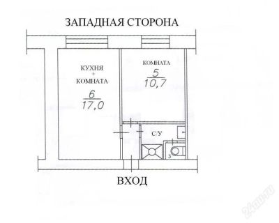 Лот: 1529131. Фото: 1. Продам 2-ком ул.Гастелло(Кировский... Квартиры, студии