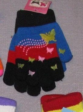 Лот: 10465858. Фото: 1. двойные перчатки на девочку новые... Шарфы, варежки