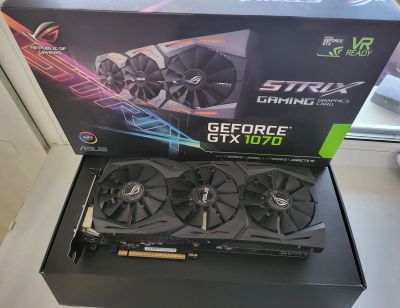 Лот: 19141100. Фото: 1. Видеокарта GeForce GTX 1070 8Gb... Видеокарты