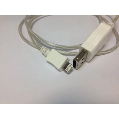 Лот: 8722124. Фото: 1. Кабель USB (APPLE 8-PIN) Светящийся. Дата-кабели, переходники