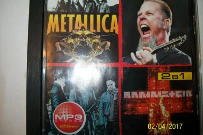 Лот: 9398517. Фото: 1. Сборник "2 в 1". Rammstein, Metallica... Аудиозаписи