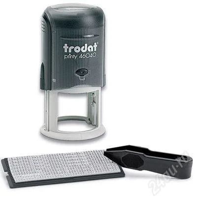 Лот: 14574457. Фото: 1. Trodat 46040/DB (d 40 мм, R1... Печати, штампы, оснастки