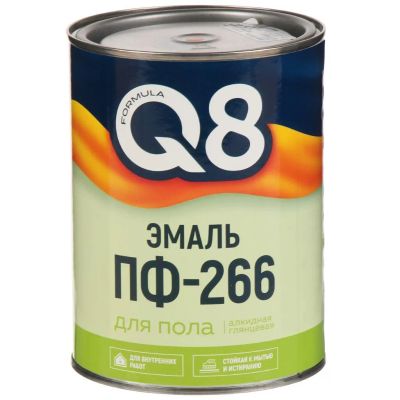 Лот: 25301995. Фото: 1. Эмаль Formula Q8, ПФ-266, алкидная... Краски, лаки, растворитель