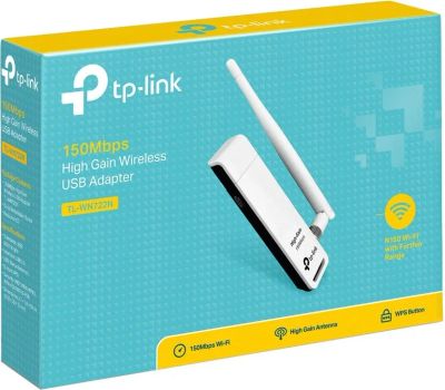 Лот: 18340222. Фото: 1. Wifi адаптер TP-link TL-WN722N... WiFi, Bluetooth адаптеры