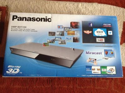 Лот: 4066764. Фото: 1. Panasonic DMP-BDT330. DVD, Blu-Ray плееры
