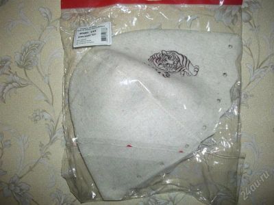 Лот: 832698. Фото: 1. шапка банная "тигр" новая. Банные принадлежности