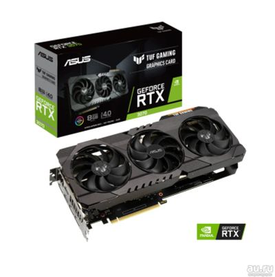 Лот: 17967079. Фото: 1. TUF Gaming GeForce RTX 3070 LHR... Видеокарты