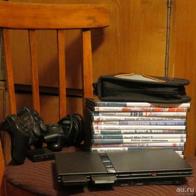 Лот: 8965690. Фото: 1. Sony playstation 2 slim. Игровые приставки, консоли