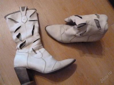 Лот: 2133040. Фото: 1. сапоги из "маленькой италии". Сапоги