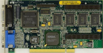 Лот: 3556616. Фото: 1. Видеокарта PCI Matrox 708-04 MIL2P... Видеокарты