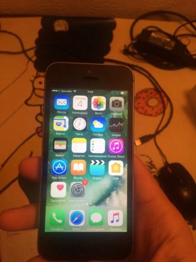 Лот: 10055587. Фото: 1. Apple iPhone 5s 16gb space grey... Смартфоны