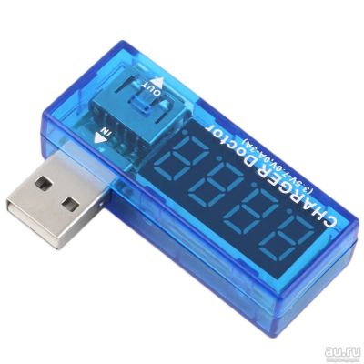 Лот: 10960694. Фото: 1. USB тестер (амперметр, вольтметр... Зарядные устройства, блоки питания, адаптеры сетевые для смартфонов
