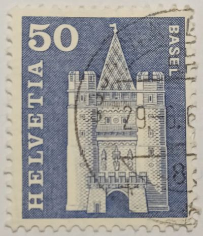 Лот: 25278179. Фото: 1. Марка_Швейцария, 50 Ct-Швейцарский... Марки