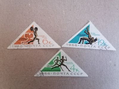 Лот: 25633681. Фото: 1. Спорт СССР 1966 год. Марки