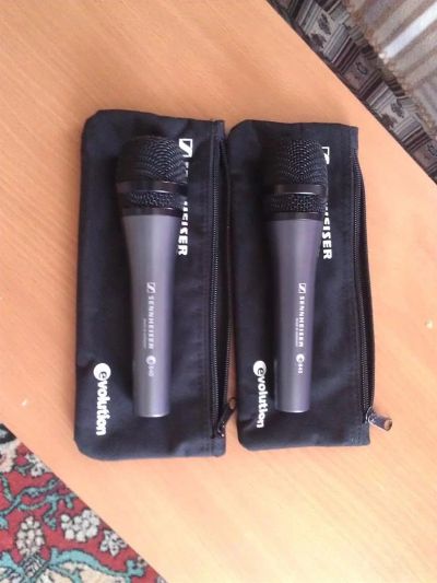Лот: 3927541. Фото: 1. Продам 2 проводных микрофона Sennheiser... Студийные микрофоны, радиомикрофоны и радиосистемы