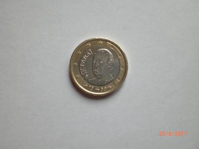 Лот: 10172287. Фото: 1. Испания. 1 евро 1999. Биметалл... Европа