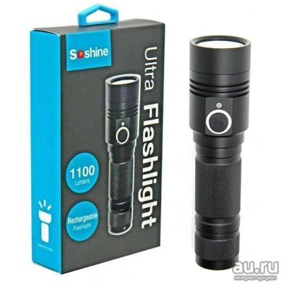 Лот: 14901784. Фото: 1. Ручной фонарь Soshine TC18 USB... Фонарики
