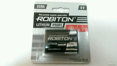 Лот: 8148041. Фото: 1. Батарейка 2CR5 robiton BL1 (6v... Батарейки, аккумуляторы, элементы питания