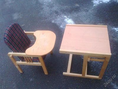 Лот: 4091693. Фото: 1. Детский столик-трансформер. Стульчики для кормления